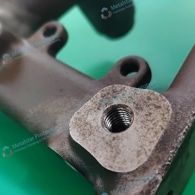 Protótipo de fundição de cera perdida de aço carbono personalizado para motocicleta