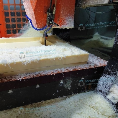 Serviços de usinagem de plástico liso CNC / protótipo de cnc de plástico ABS