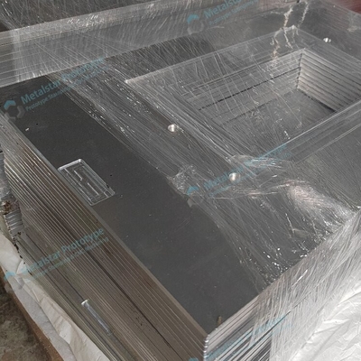 Serviços de corte a laser de chapas de alumínio 5052-H32 utilizadas para aparelhos