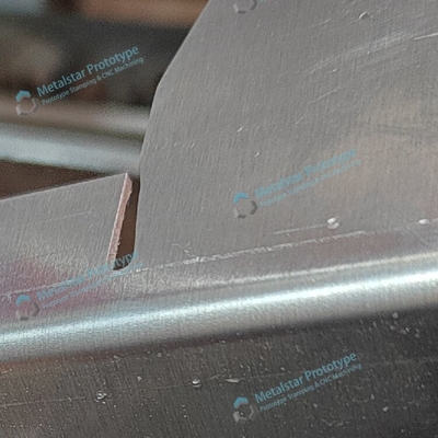 Parte de alumínio de protótipo rápido de 1,5 mm utilizada para aparelhos domésticos