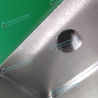 serviço de prototipagem CNC de liga de alumínio para testes de laboratório / prototipagem rápida de metais